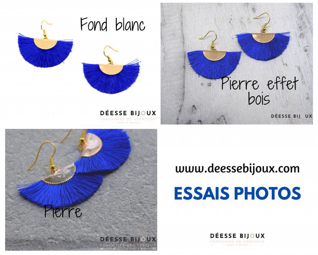 Photos, comment j'ai mis en valeur les bijoux ?