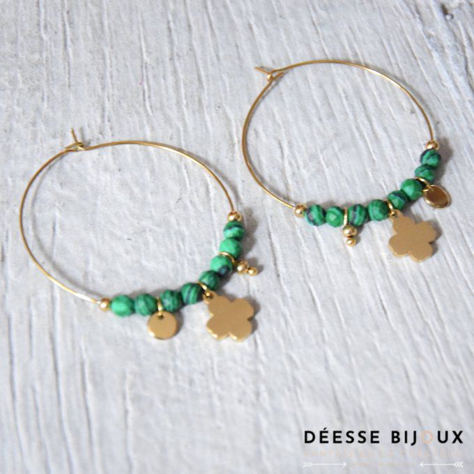 Boucles Sitka verte claire ou foncé