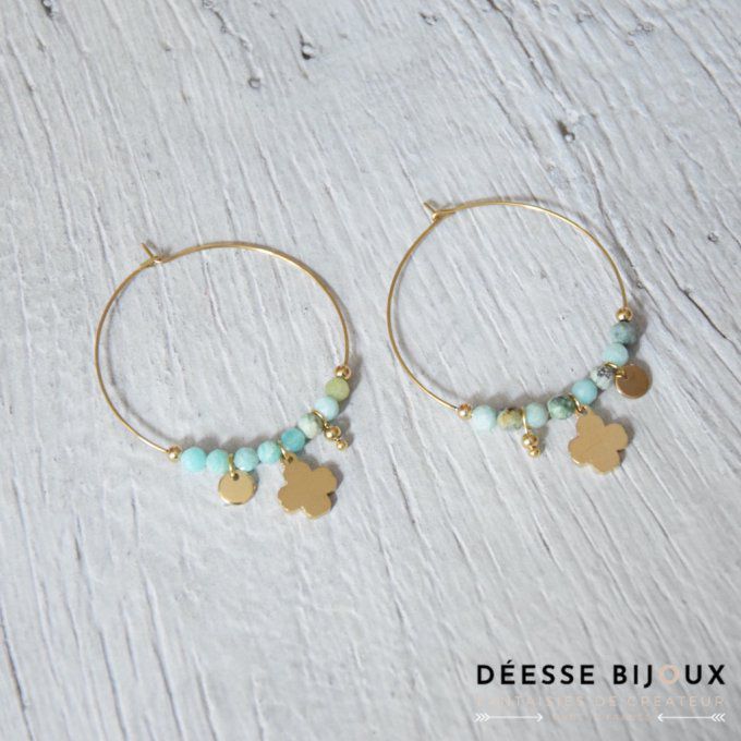 Boucles Sitka verte claire ou foncé