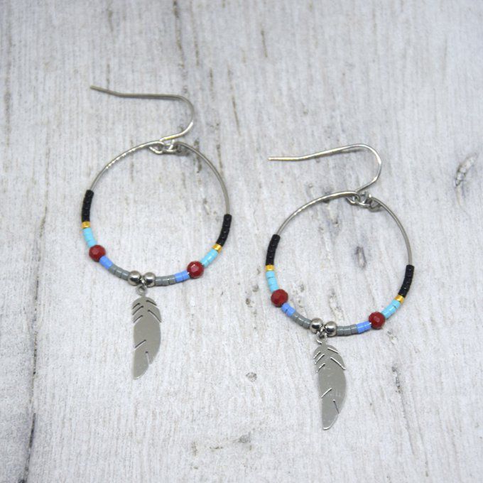 Boucles d'oreilles miyuki